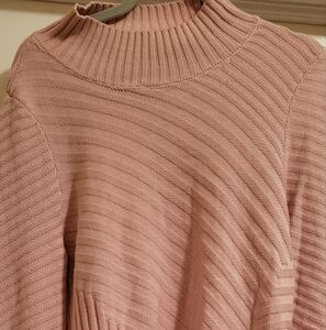Charter Club New Womens Pink Ribbed NWT Sweater  Size L